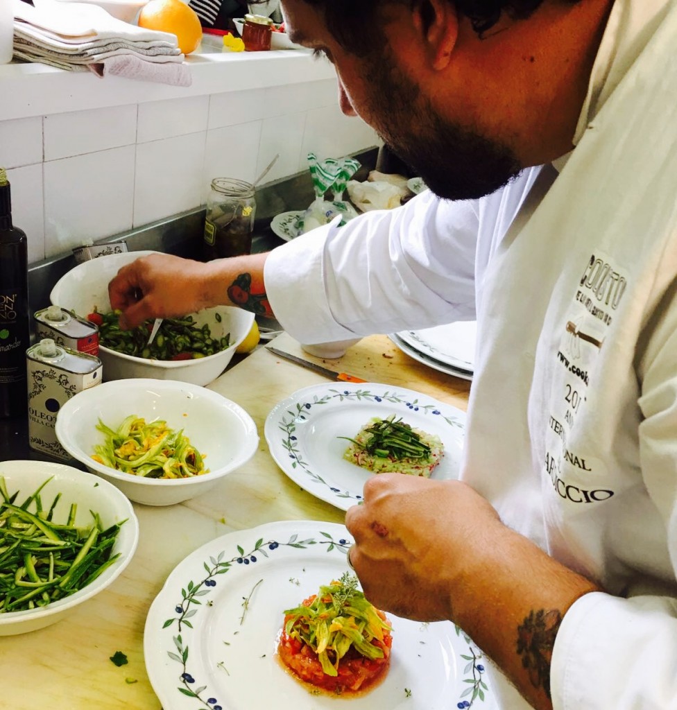 Chef Borchi at work