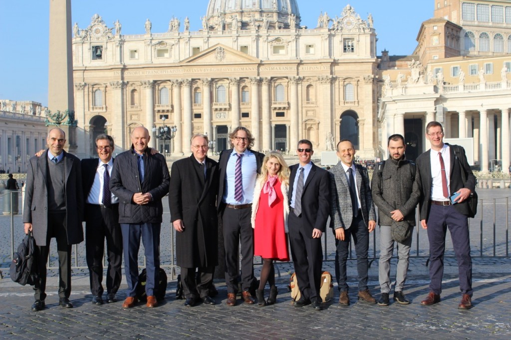Paolo Pasquali of Villa Campestri at the first International Conference on "the Food Values" held in Vatican City.